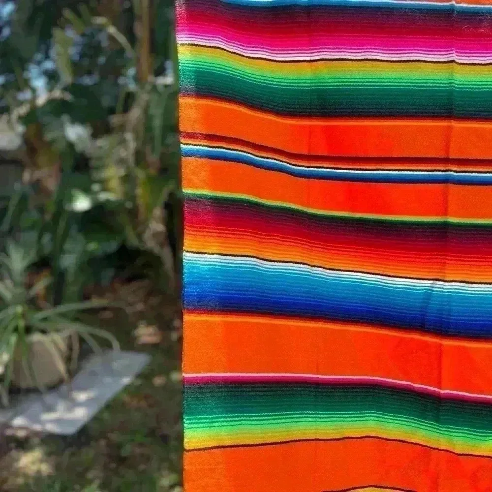 NEW Authentic Mexican Serape Blanket Throw Textile